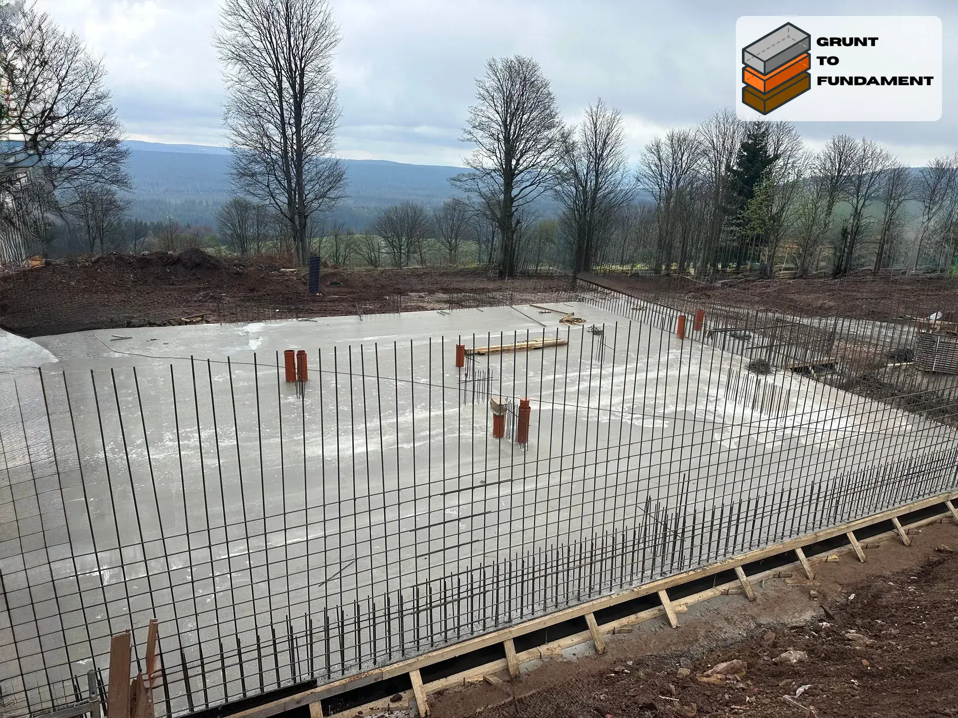 Płyta fundamentowa - Duszniki-Zdrój 144m²