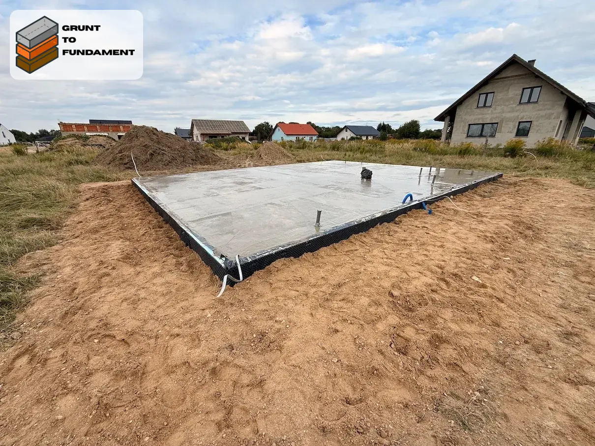 Ciepła płyta fundamentowa - Goliszów 88m²