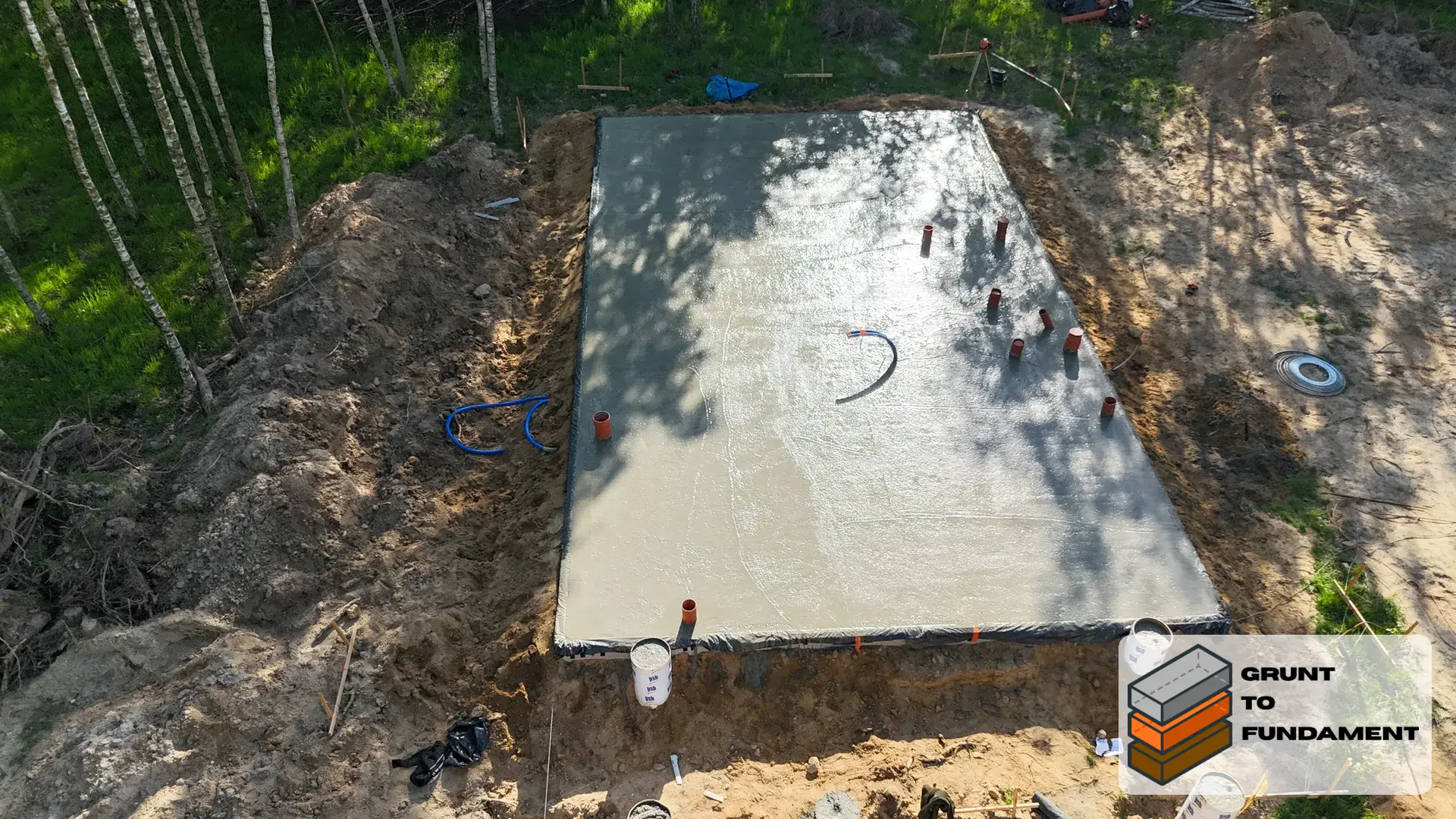 Płyta fundamentowa - Henryków Lubelski 85m² — zdjęcie 5
