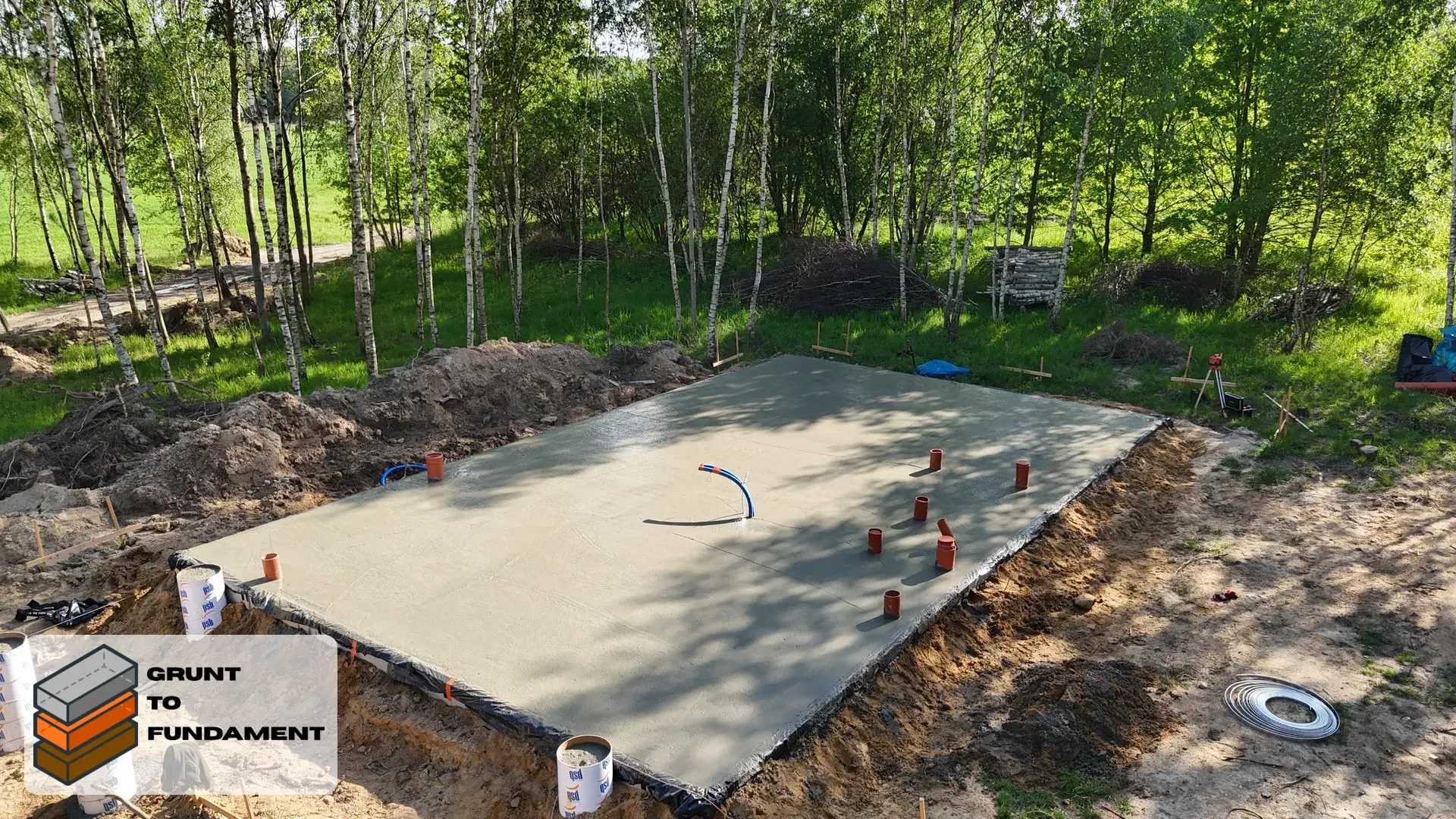 Płyta fundamentowa - Henryków Lubelski 85m²