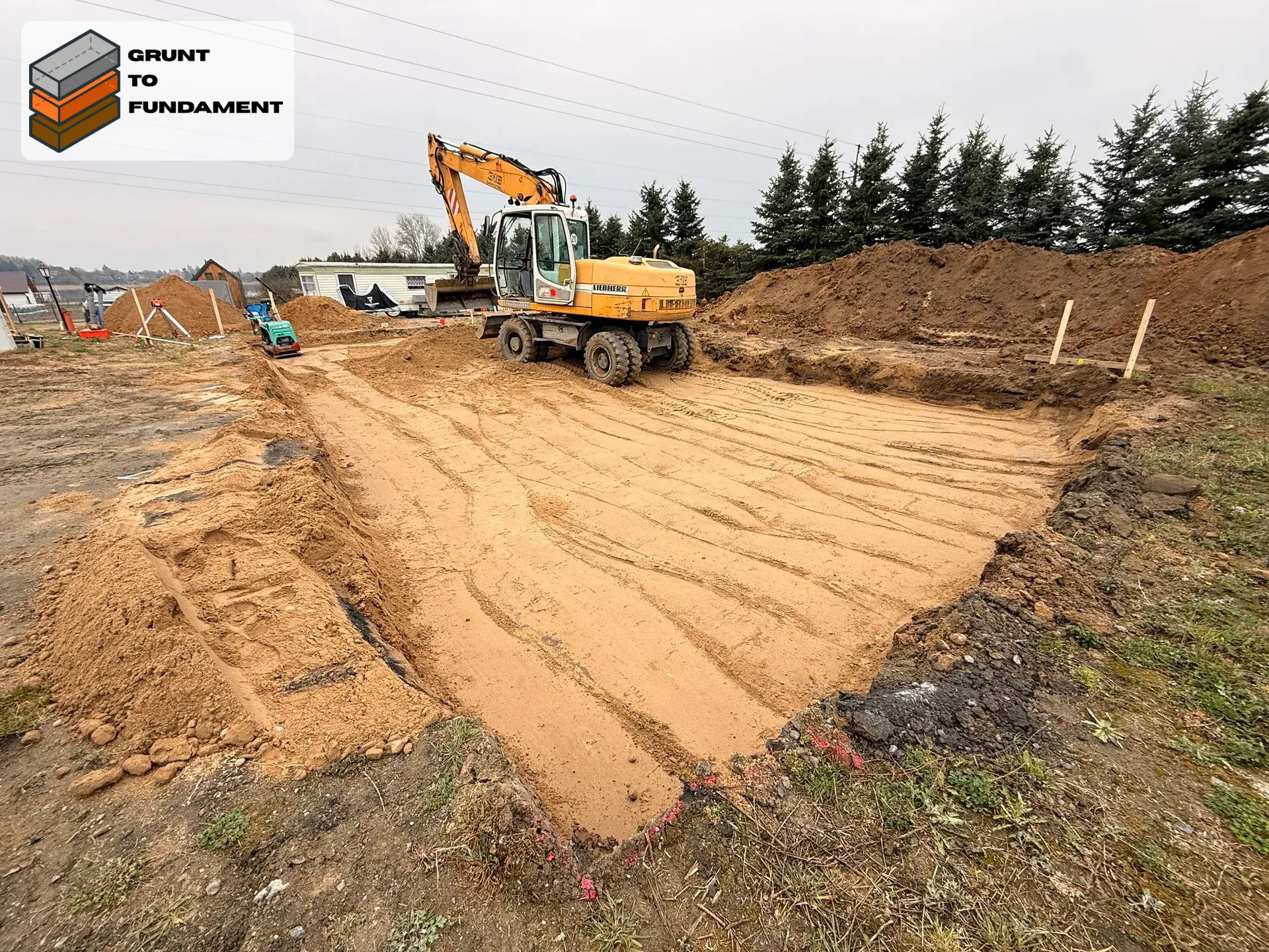 Płyta fundamentowa - Nowa Wieś 89m² — zdjęcie 2