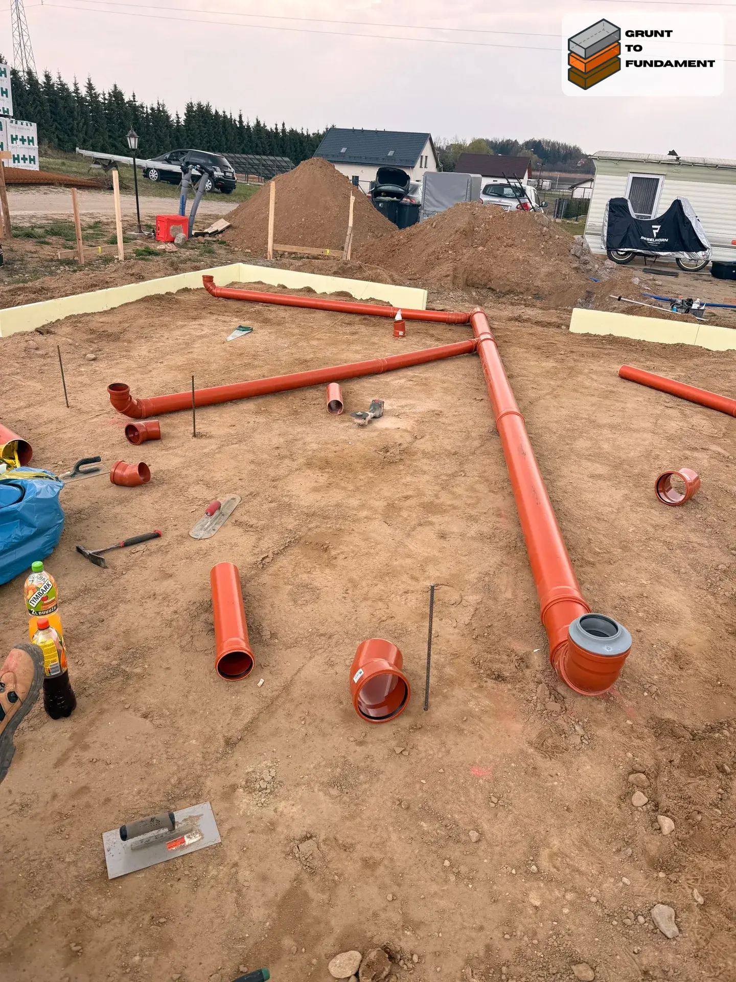 Płyta fundamentowa - Nowa Wieś 89m² — zdjęcie 3