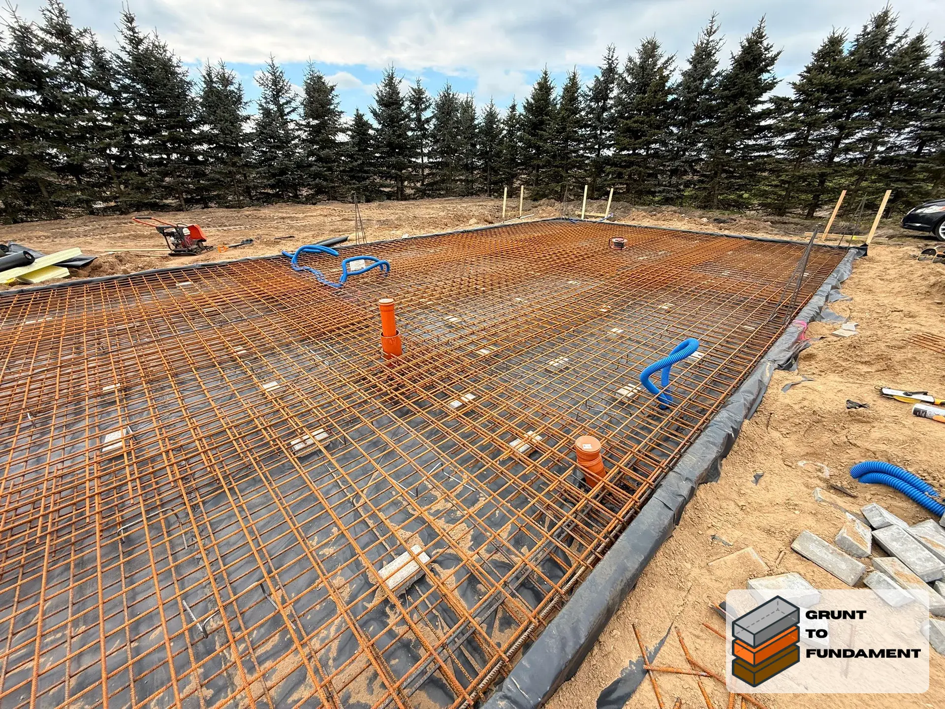 Płyta fundamentowa - Nowa Wieś 89m² — zdjęcie 4