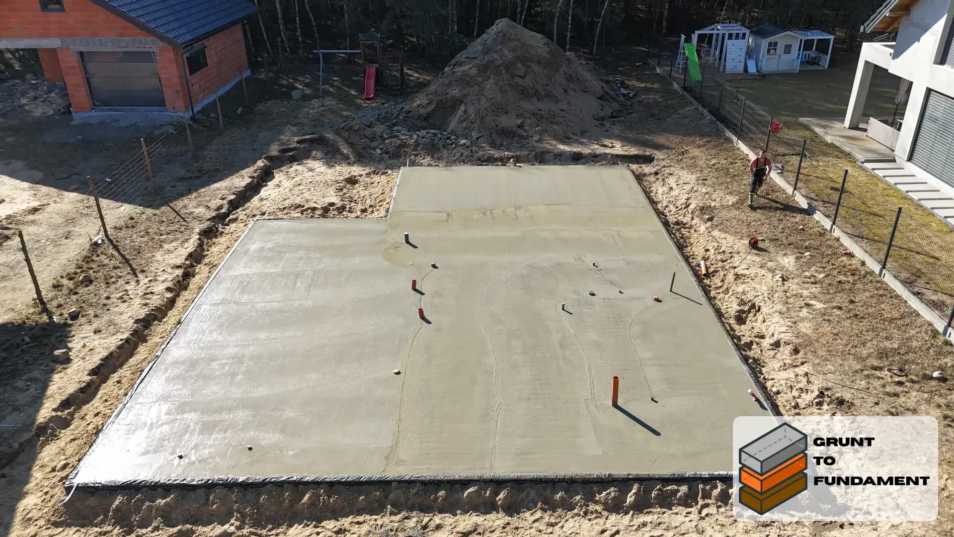 Płyta fundamentowa - Piotrowice 164m² — zdjęcie 2