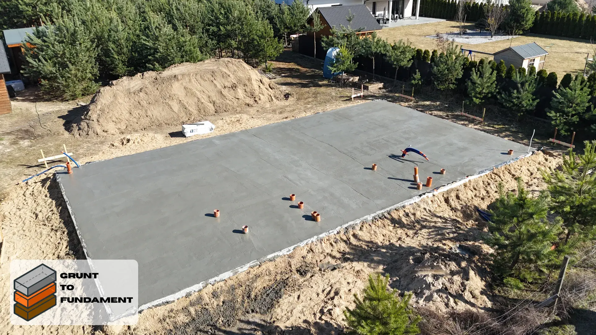 Płyta fundamentowa - Pokrzywnica 135m² — zdjęcie 2