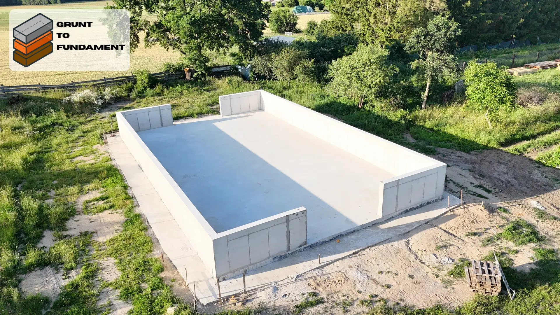 Płyta fundamentowa ze ścianami żelbetowymi - Szczecin 270m² — zdjęcie 5